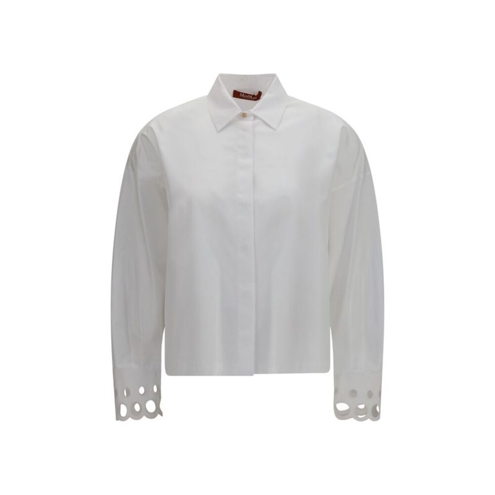 Max Mara Studio Women Cotton Poplin Shirt